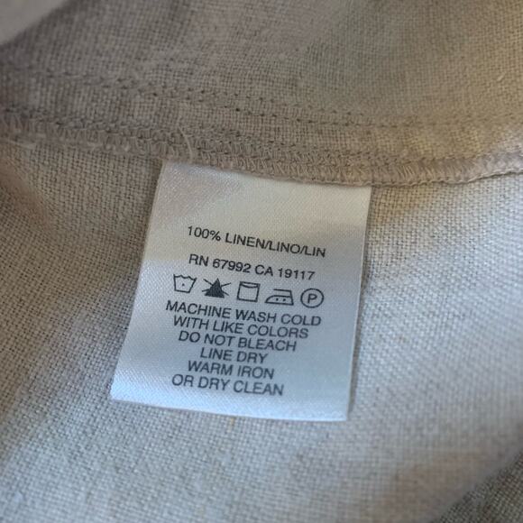 Sigrid Olsen SOBlue beige linen jacket size S - Picture 7 of 11